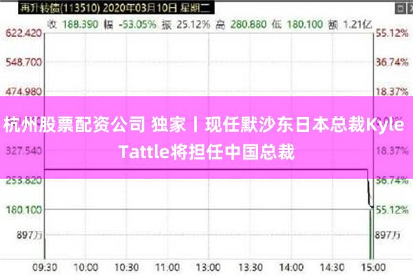杭州股票配资公司 独家丨现任默沙东日本总裁Kyle Tattle将担任中国总裁